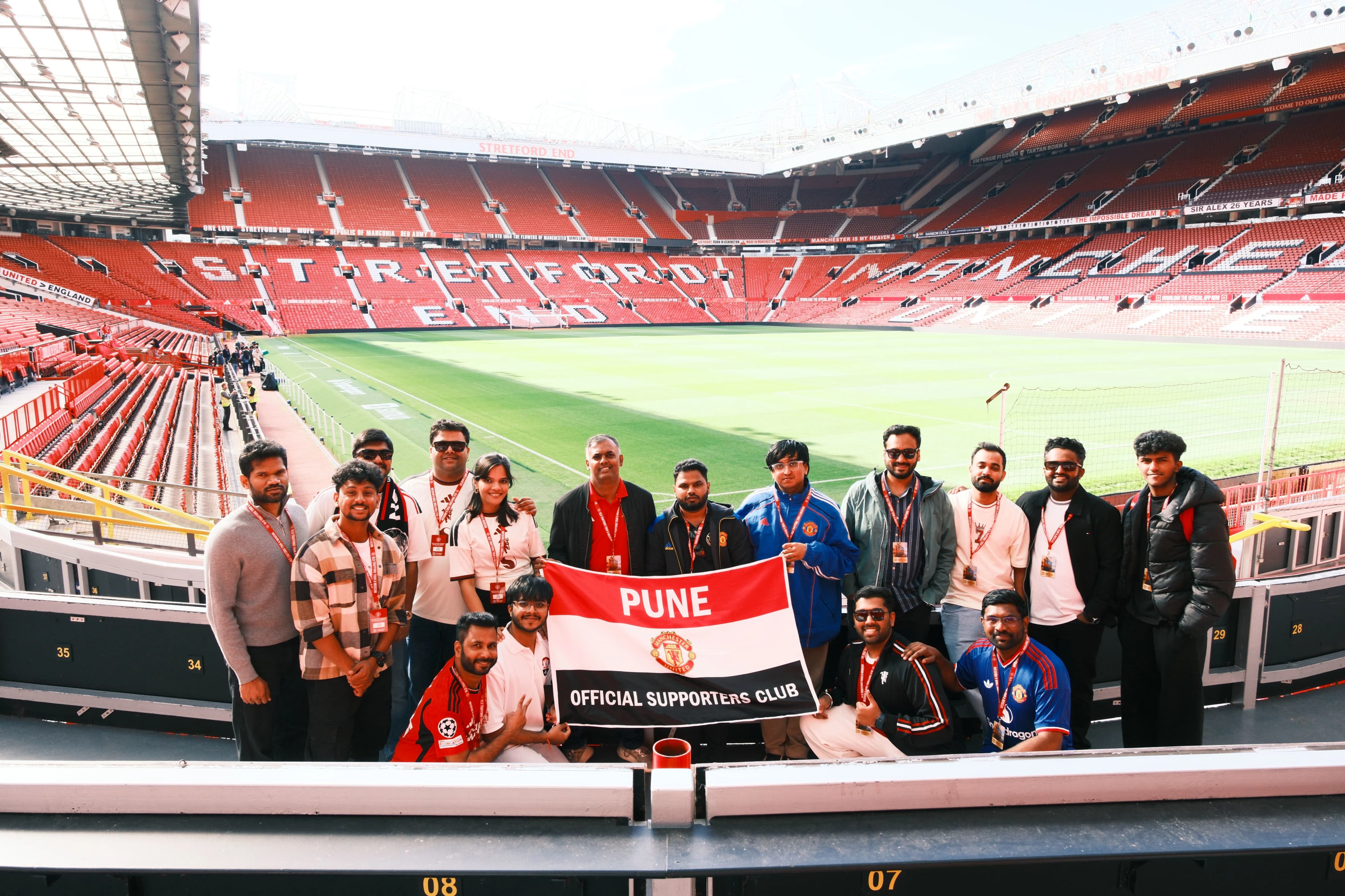 Pitchside at the Theatre of Dreams